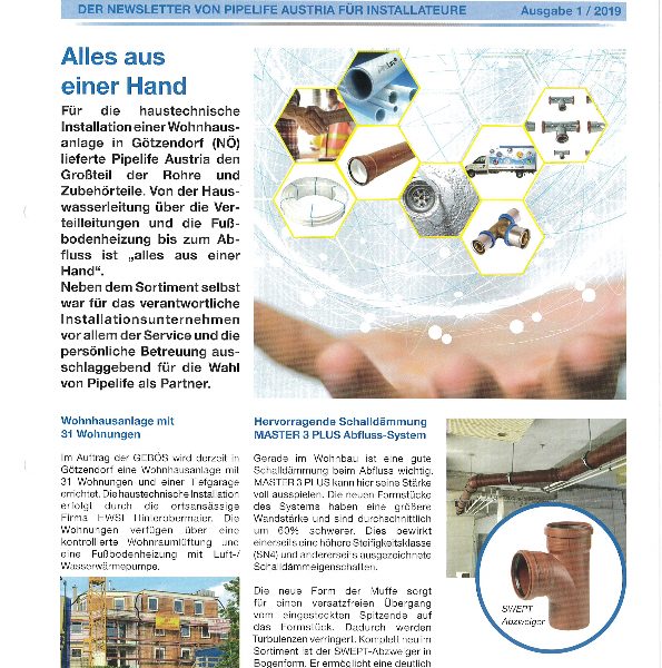 HWSI und Pipelife – ein starkes Team