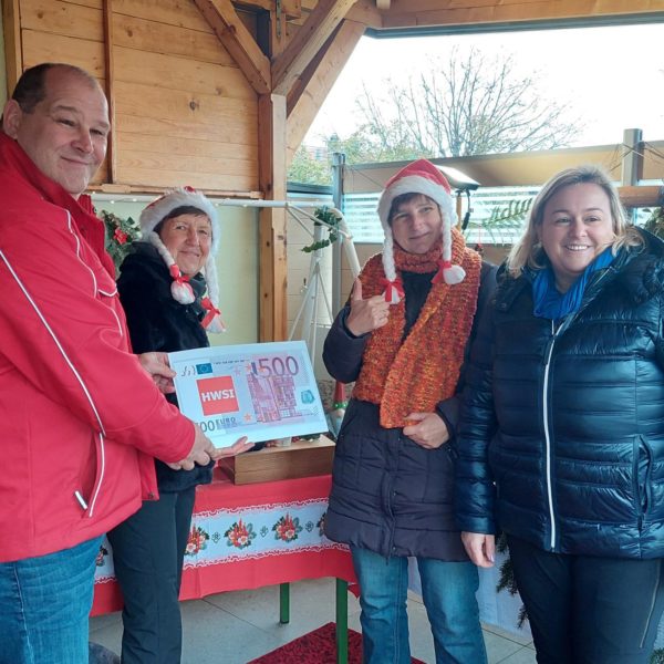 Götzendorfer Benefiz Adventmarkt – HWSI spendet Euro 500.-